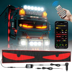Panel de Luz LED Pixel Tipo Ojo de Diablo, 12V 24V
